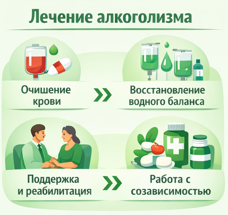 лечение алкоголизма в Эстосадке этапы